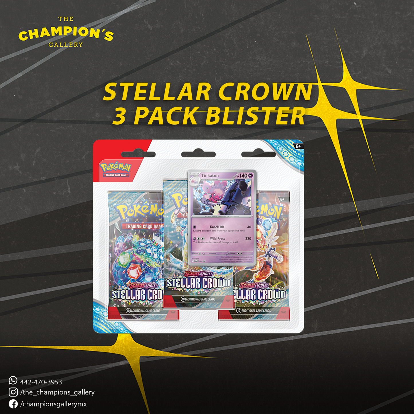 Stellar crown - 3 pack blister