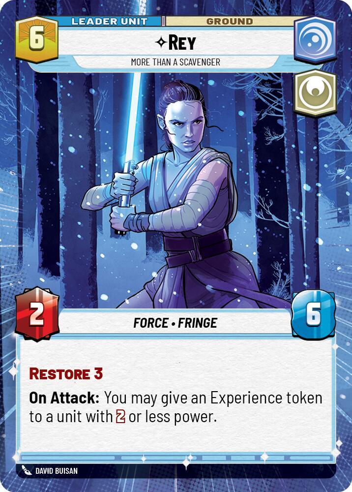 Rey - More Than a Scavenger (Hyperspace) (Back)