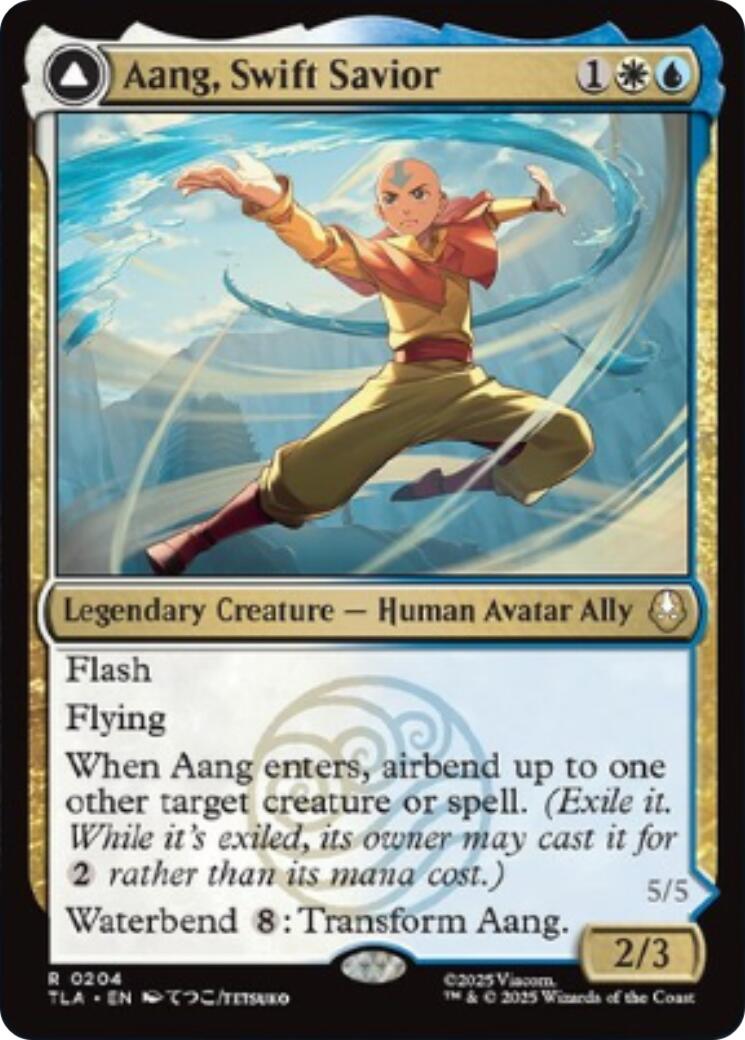 Aang, Swift Savior