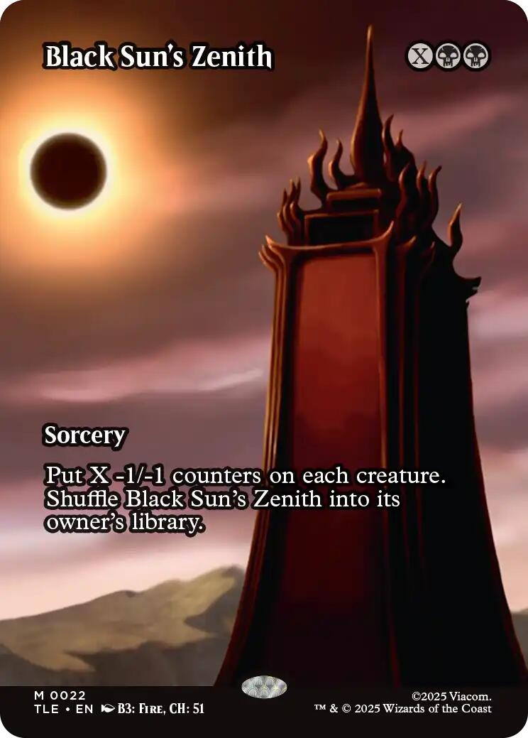 Black Sun's Zenith (Borderless)
