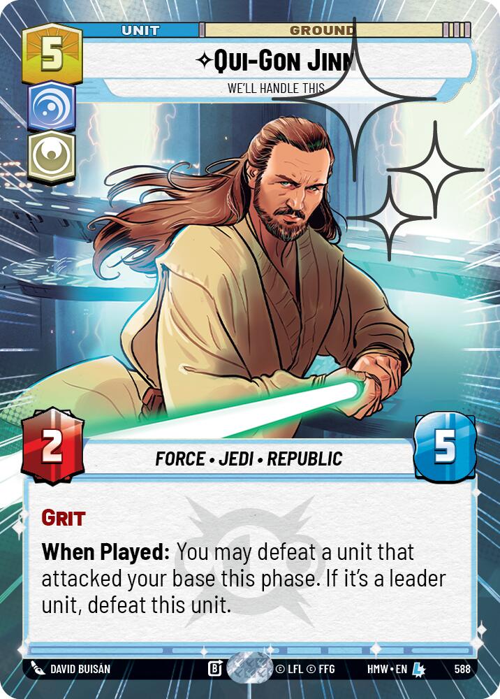 Qui-Gon Jinn - We'll Handle This (Hyperspace Foil)