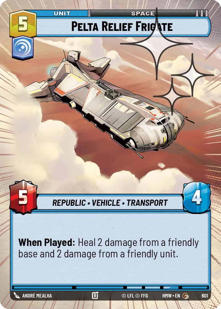 Pelta Relief Frigate (Hyperspace Foil)