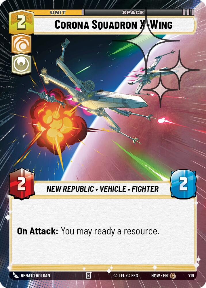 Corona Squadron X-Wing (Hyperspace Foil)