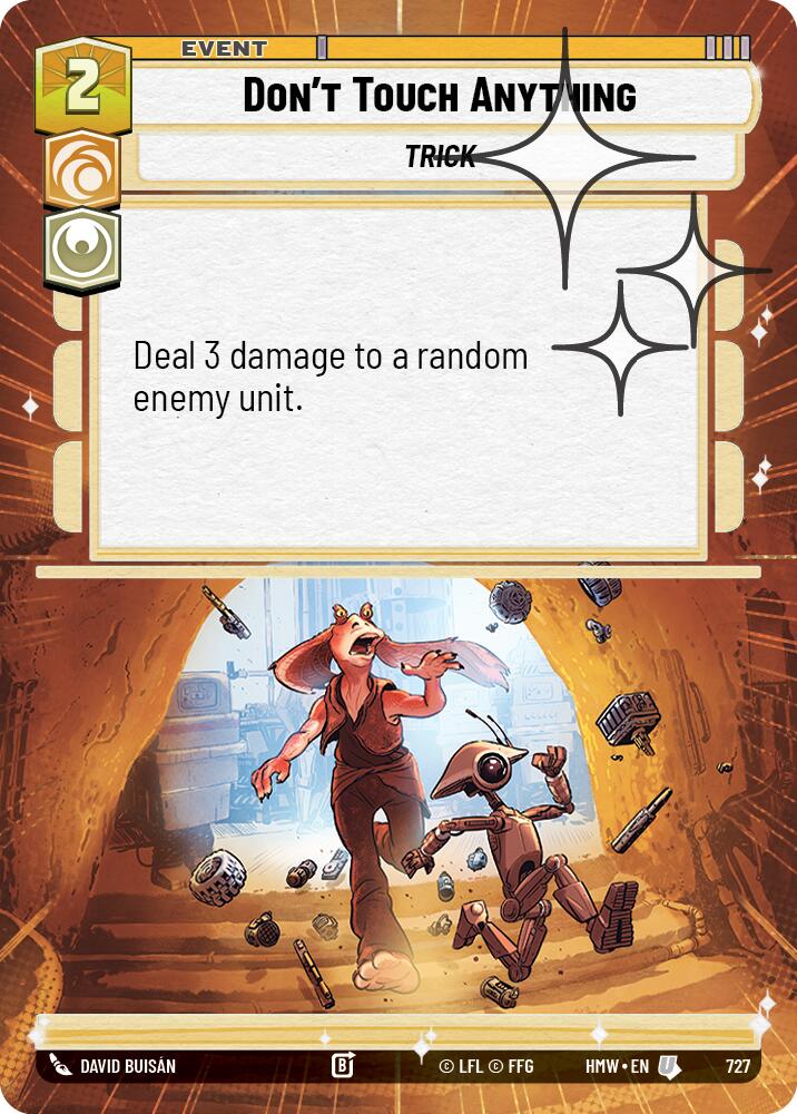 Don't Touch Anything (Hyperspace Foil)