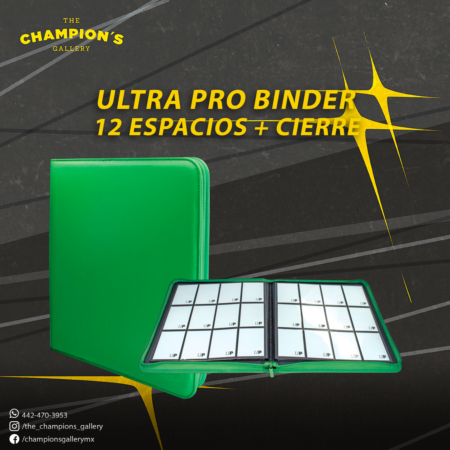 Ultra pro - Binder 12 Pocket c/cierre