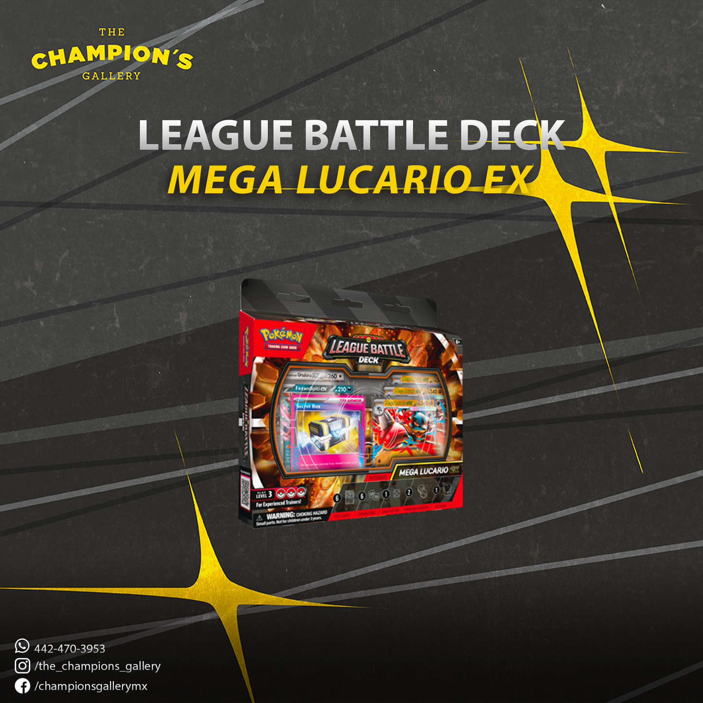 Mega lucario ex - League Battle Deck