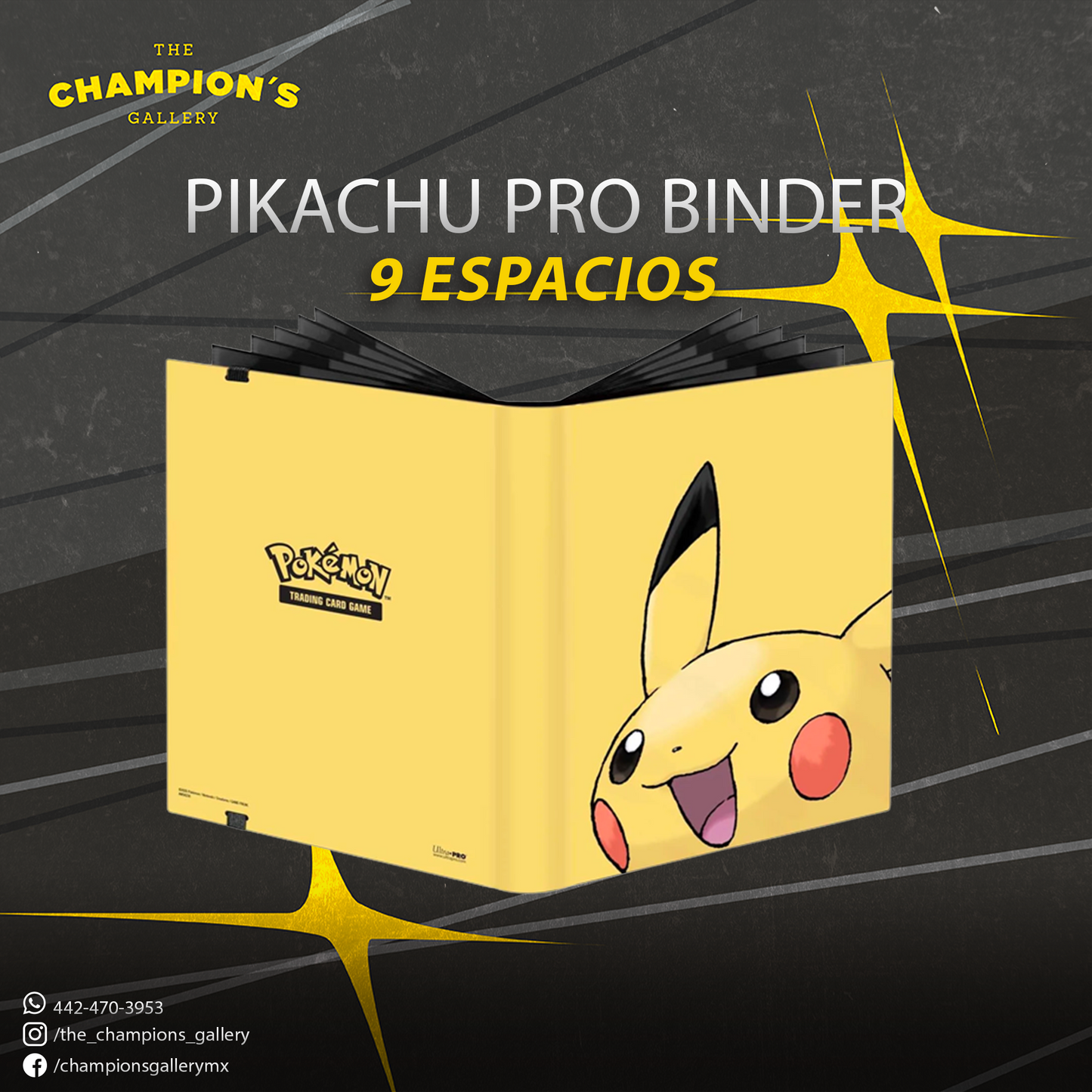 Pikachu 9 Pocket pro binder