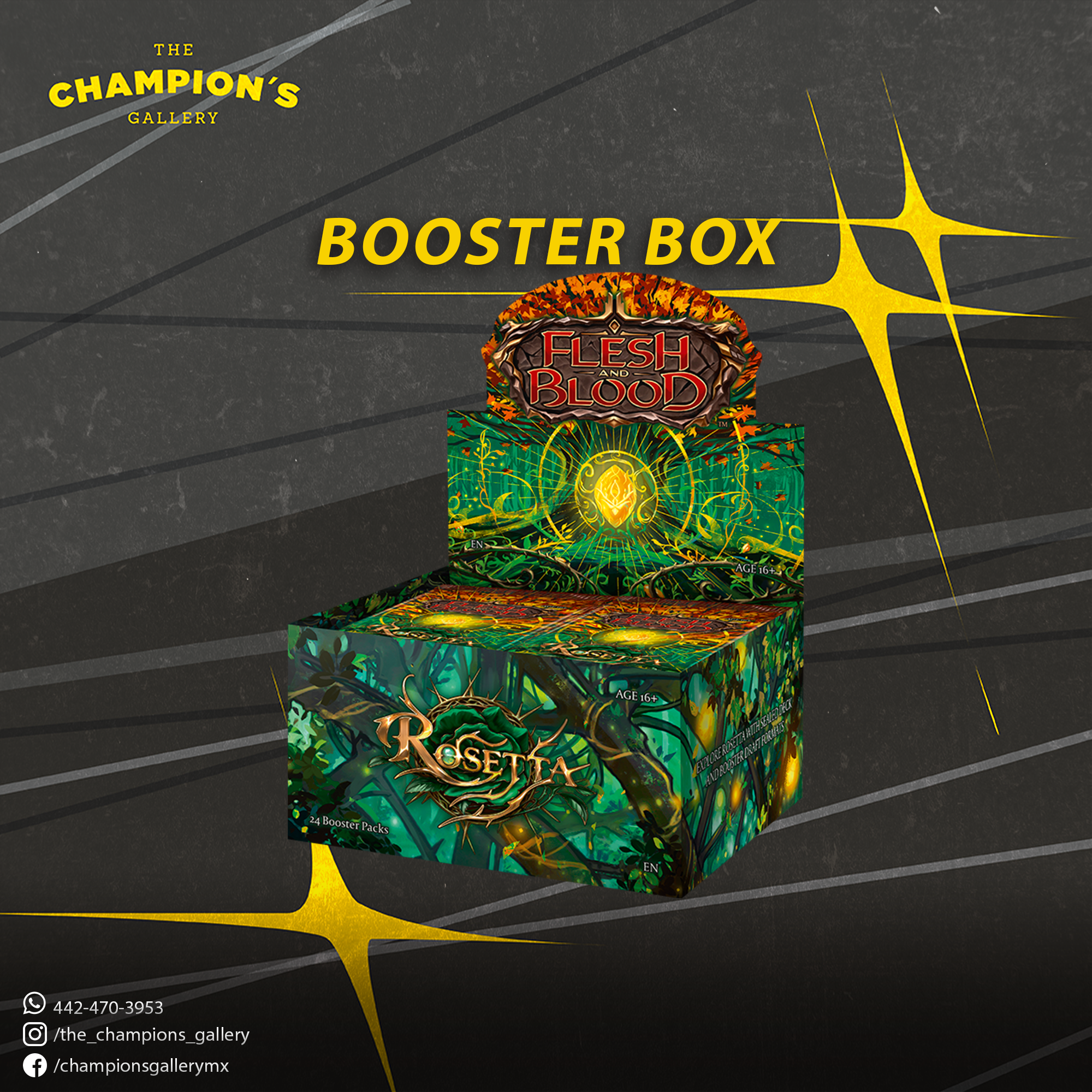 Booster box - Rosetta The champion's gallery Booster box - Rosetta The champion's gallery