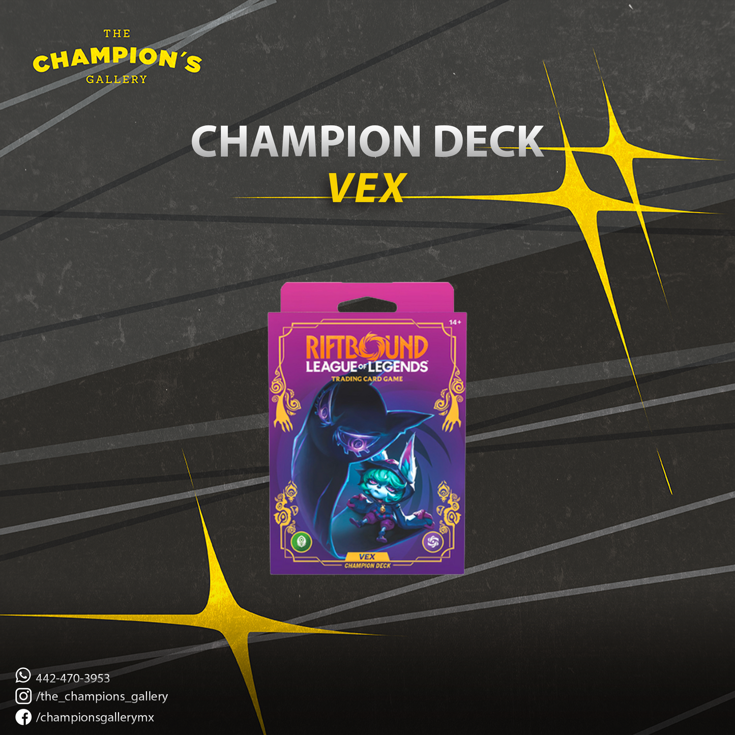 Rifbound champion Deck - Vex