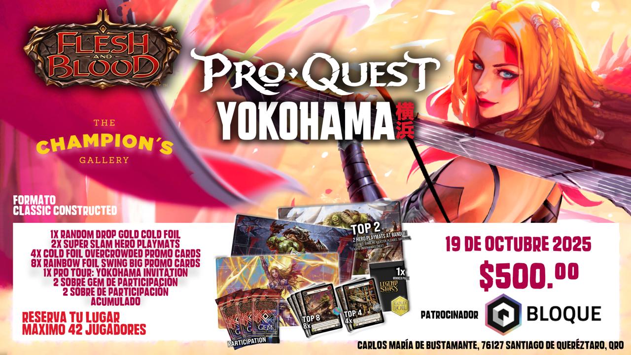 PRO QUEST YOKOHAMA - Entrada