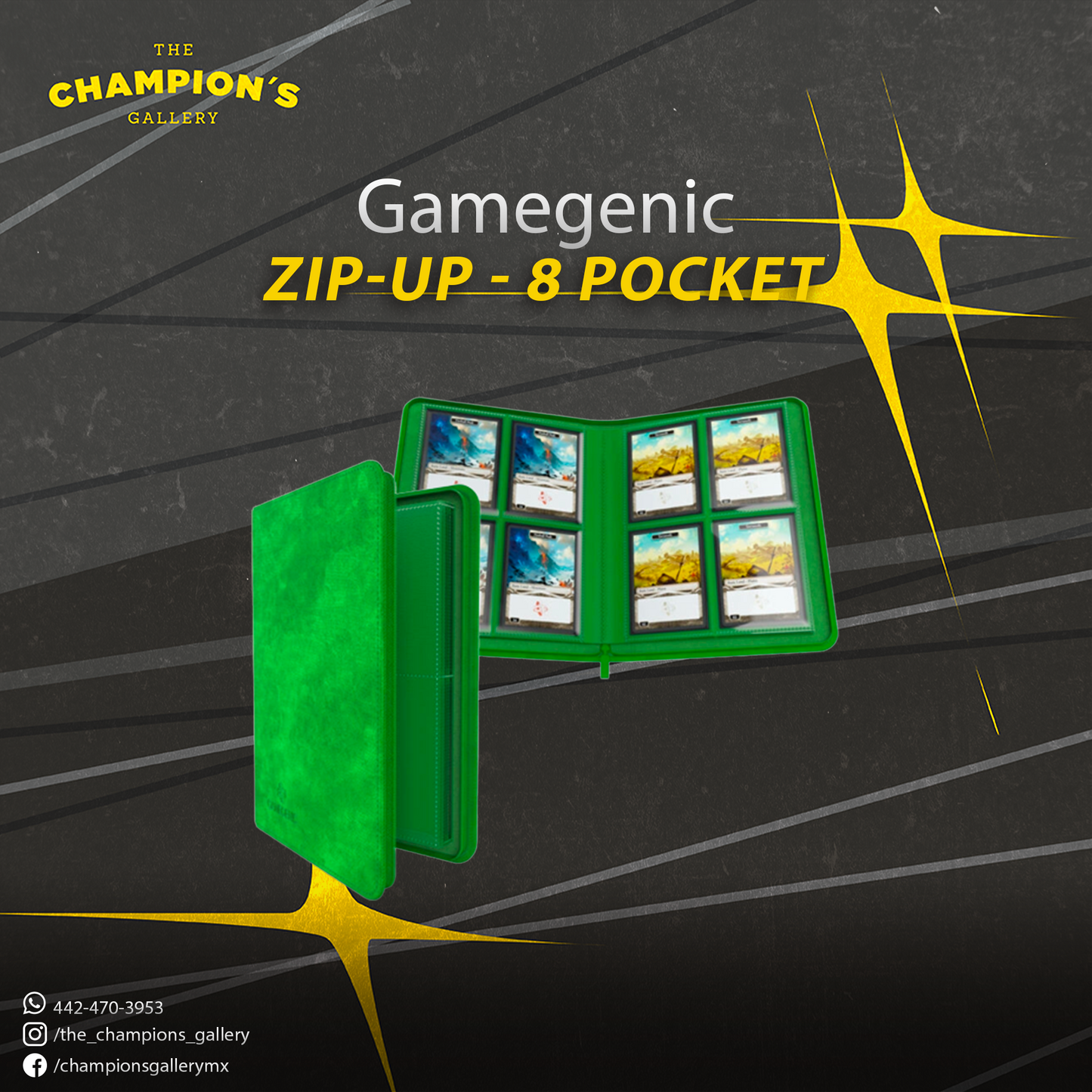 Binder gamegenic - ZIP-UP - 8 pocket