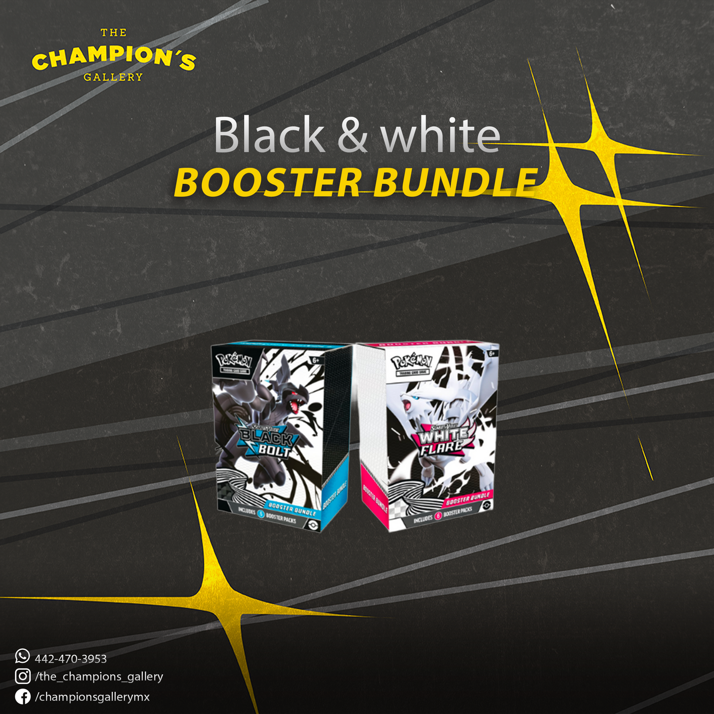 Black & white - Booster bundle