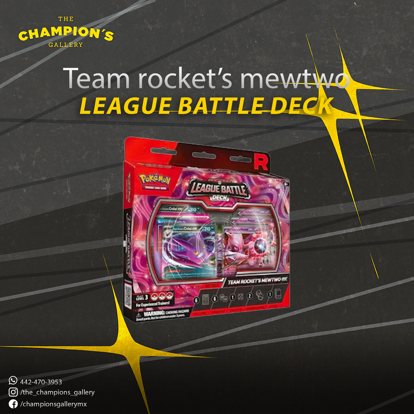 Team Rocket's Mewtwo ex - League Battle Deck