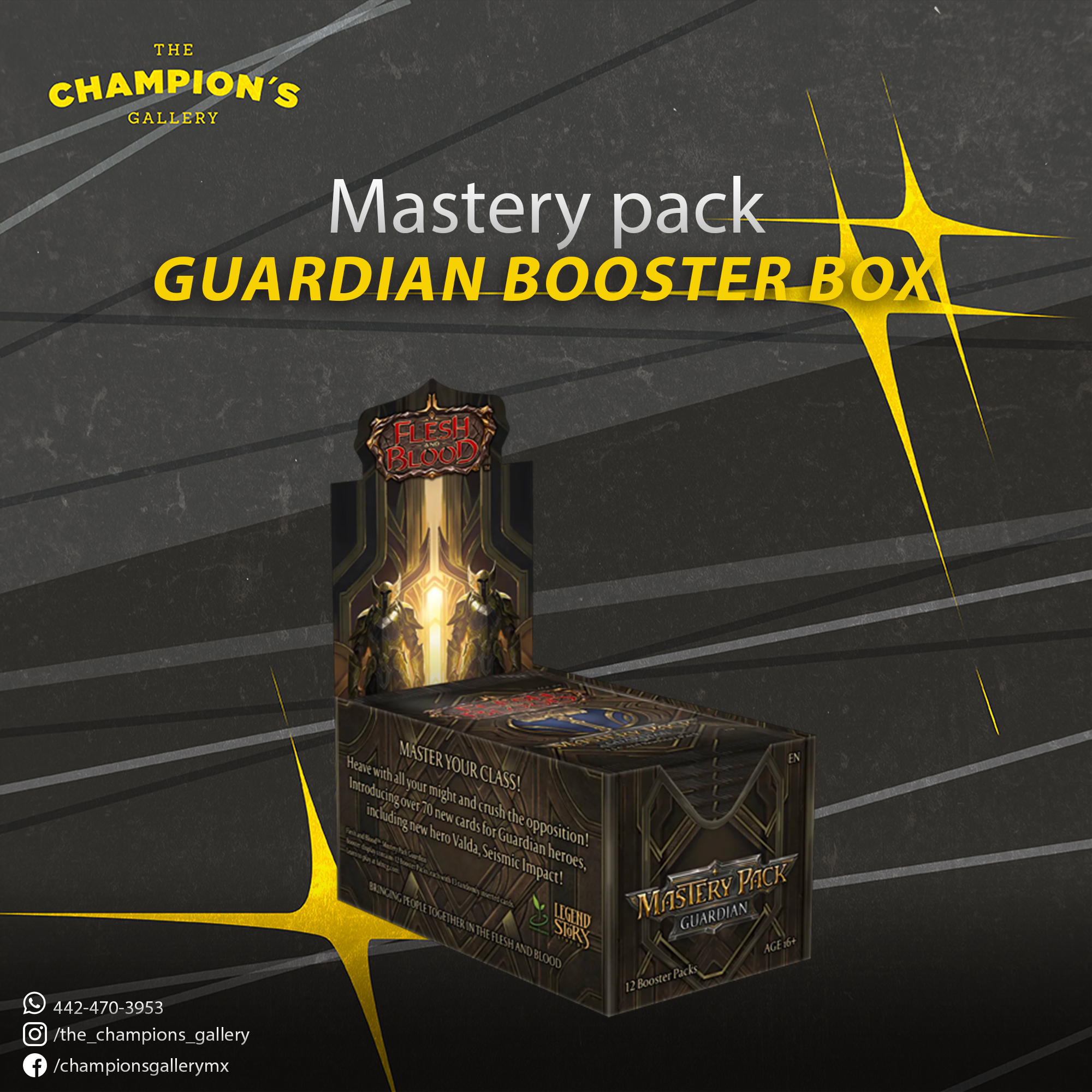 mastery pack guardian booster box Flesh & Blood