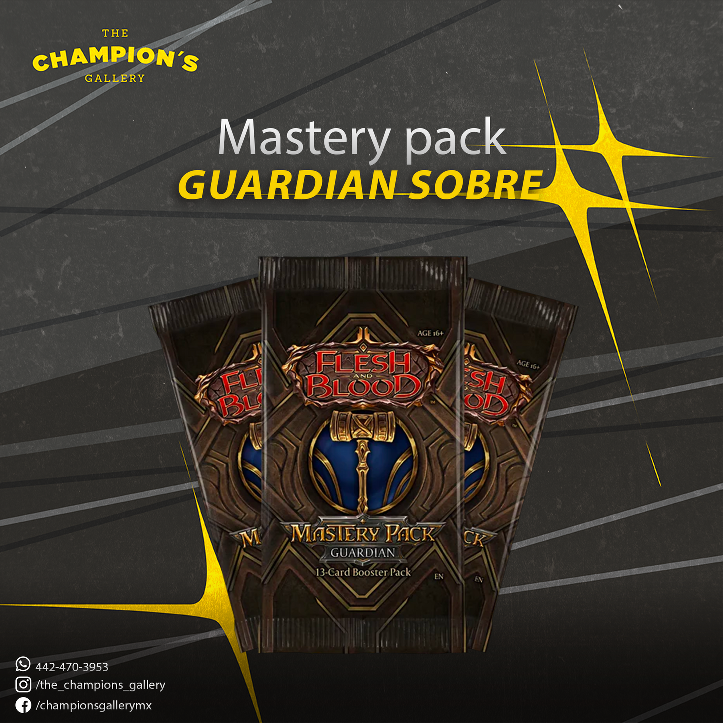 Flesh & Blood - Mastery pack (Guardian) - Sobre suelto