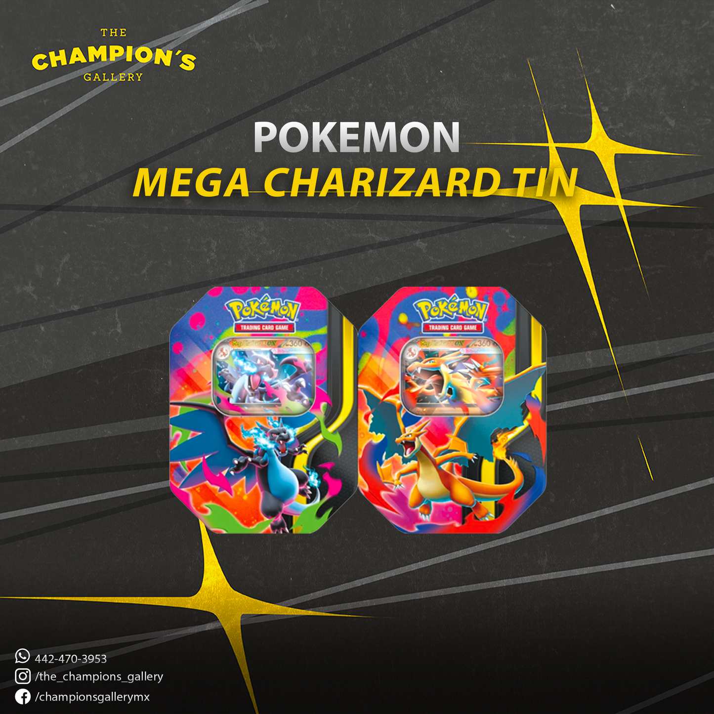 Mega charizard - tin