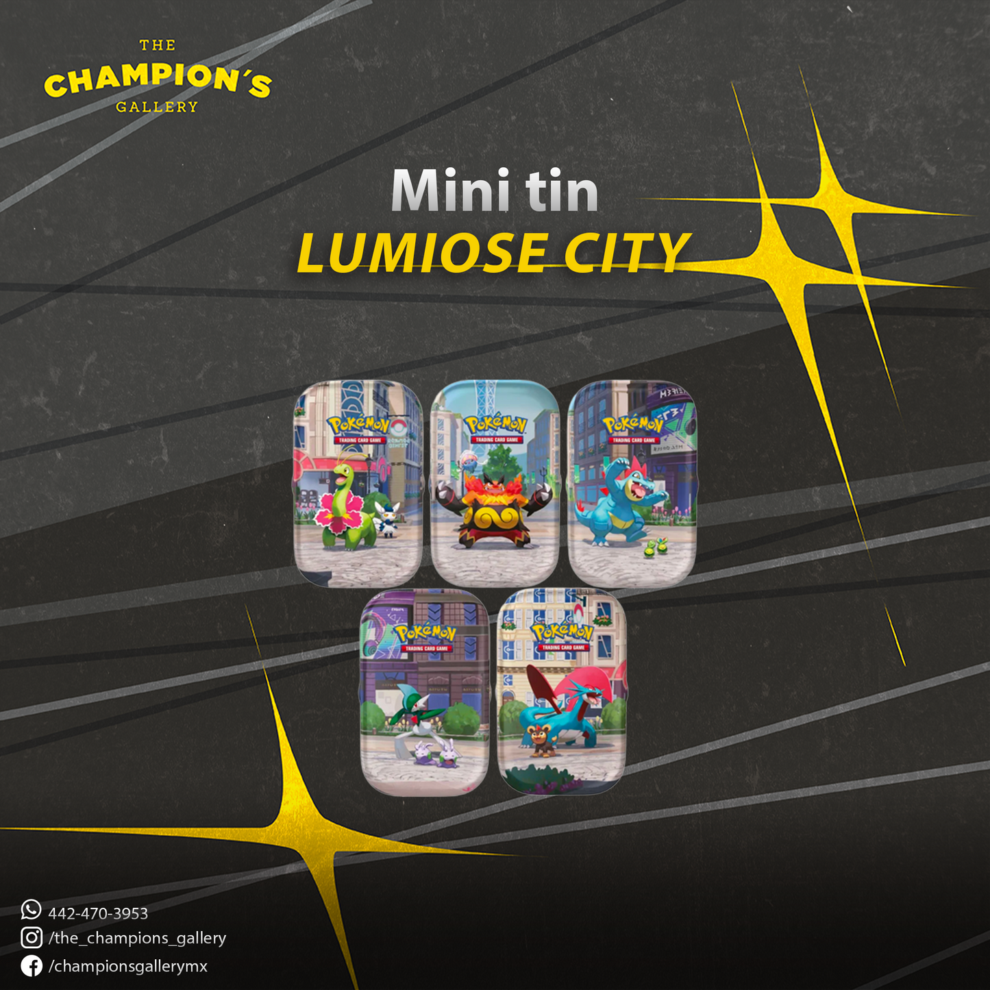 Lumiose city - mini tin