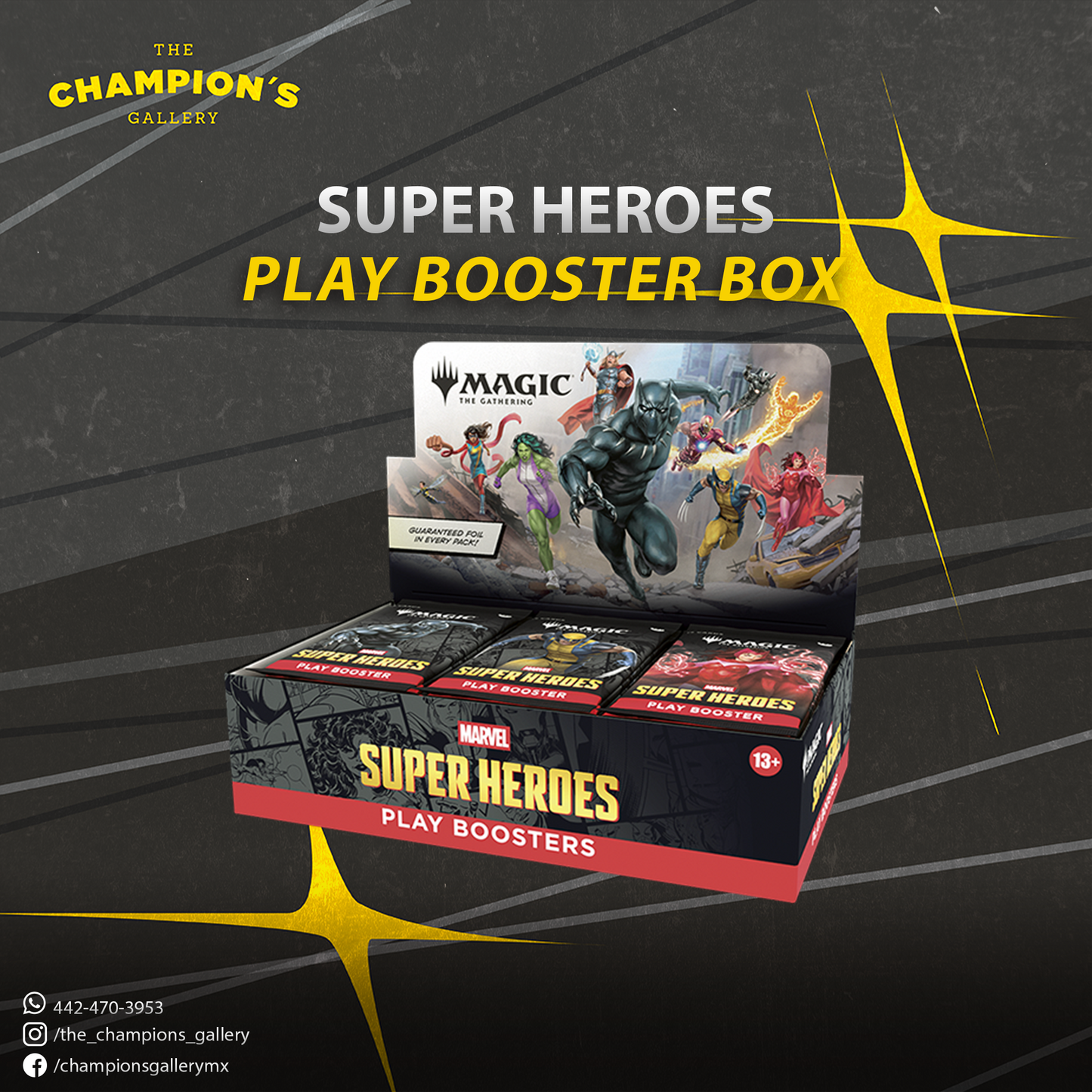 MTG: Marvel super heroes - Play booster box