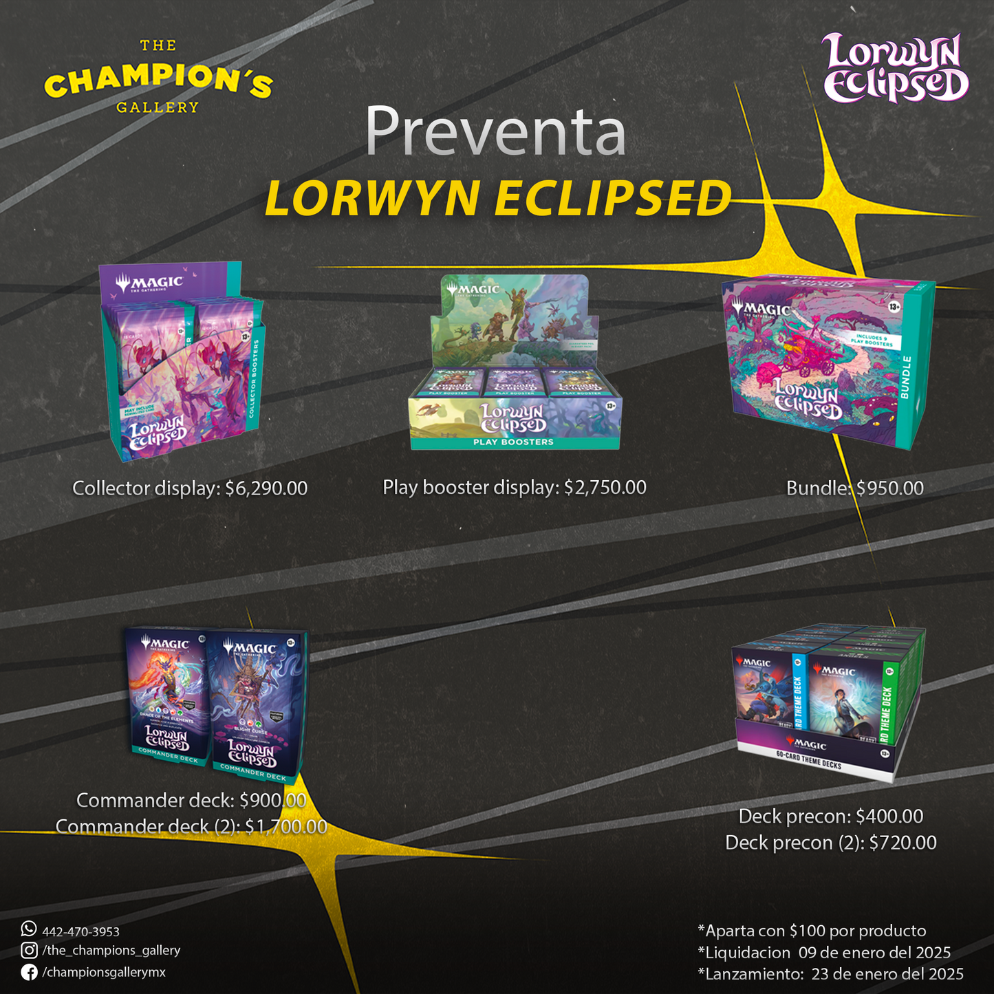 MTG:Lorwyn eclipsed - PREVENTA