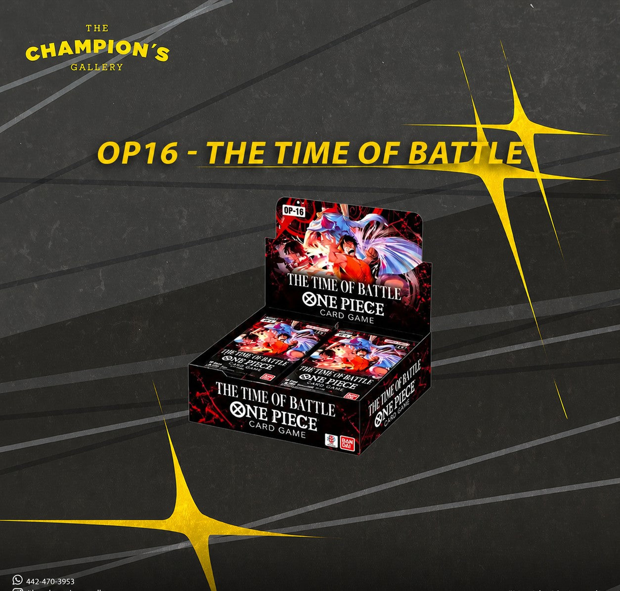 The time for battle - OP16 - booster box