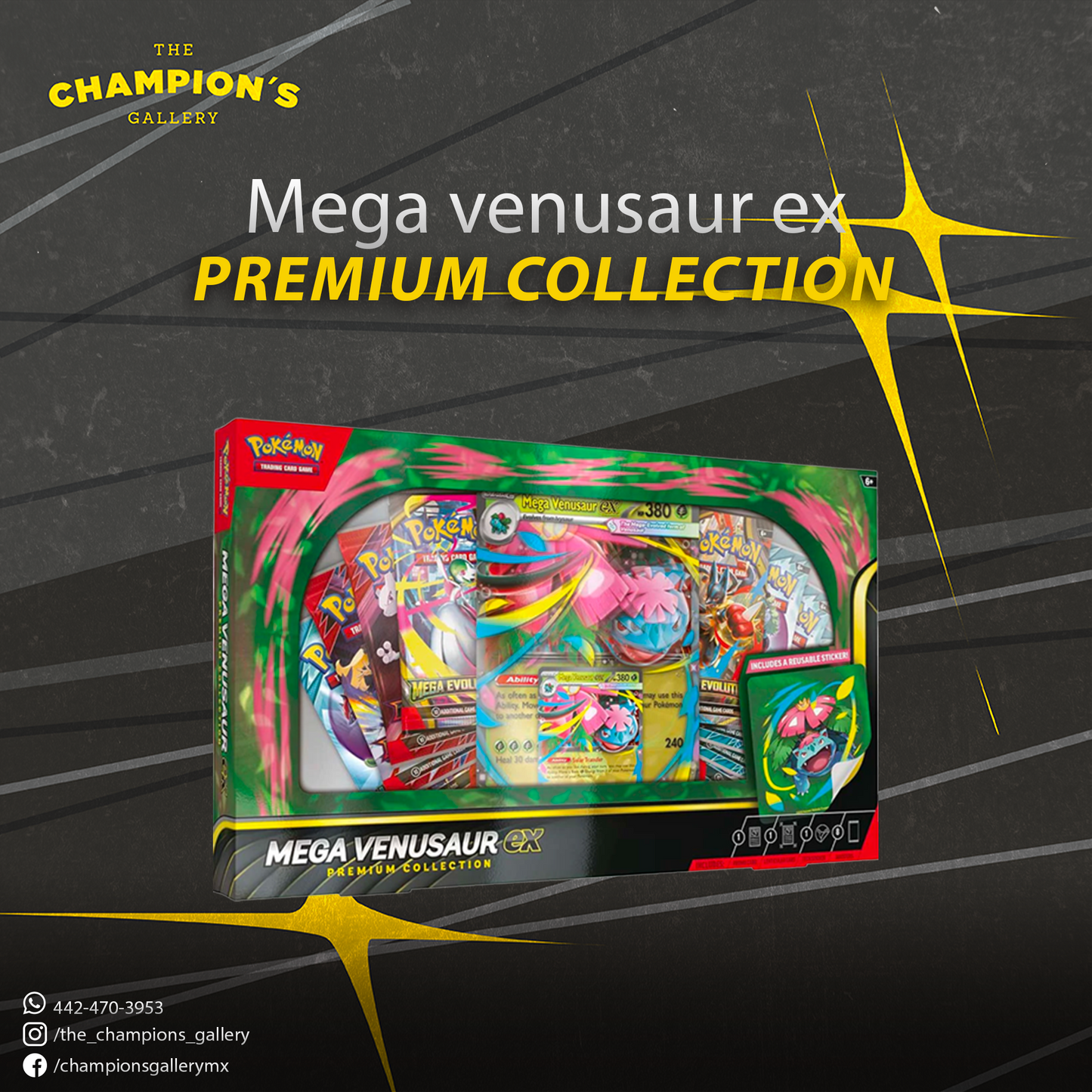 Mega Venusaur ex - Premium Collection Box