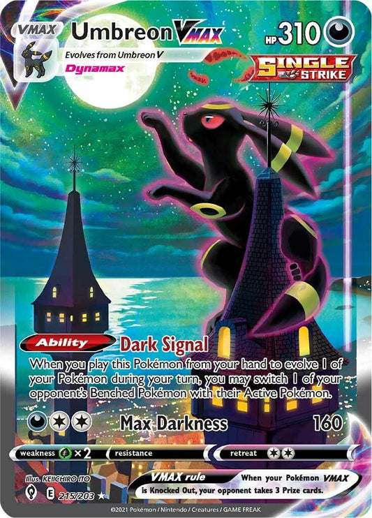 Umbreon VMAX (Alternate Art Secret) [SWSH07 - 215/203]