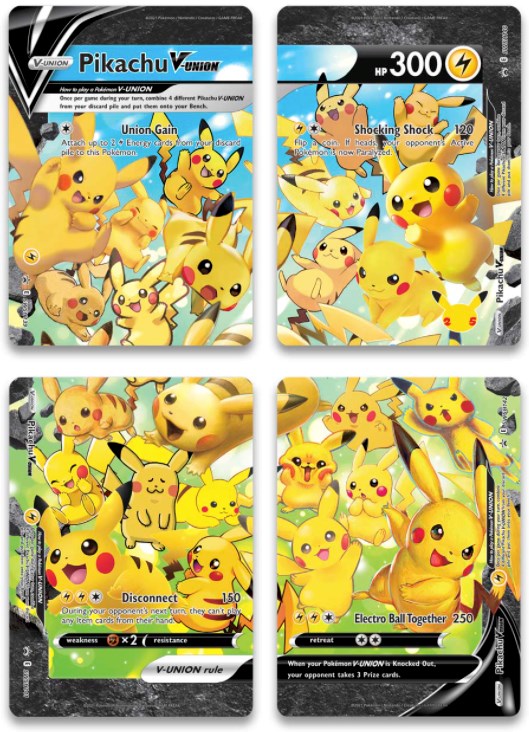 Pikachu V-Union [Set of 4] [SWSD - 000]