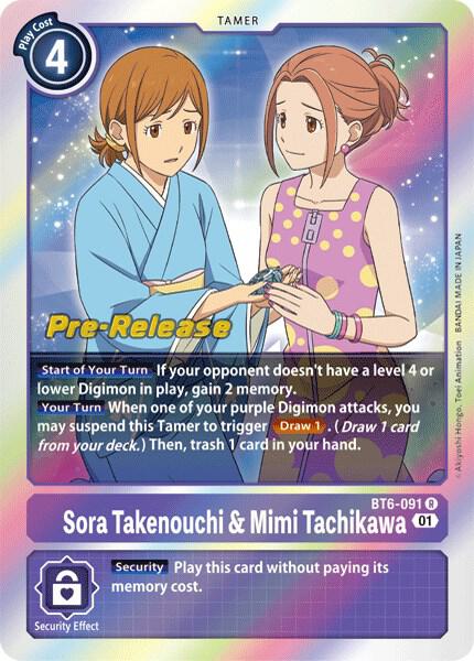 Sora Takenouchi & Mimi Tachikawa [BT6-091]