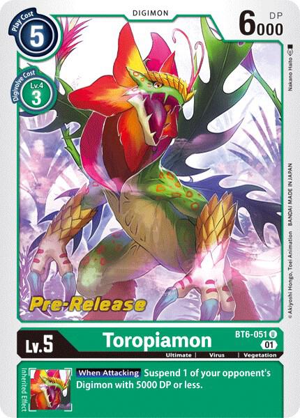 Toropiamon [BT6-051]