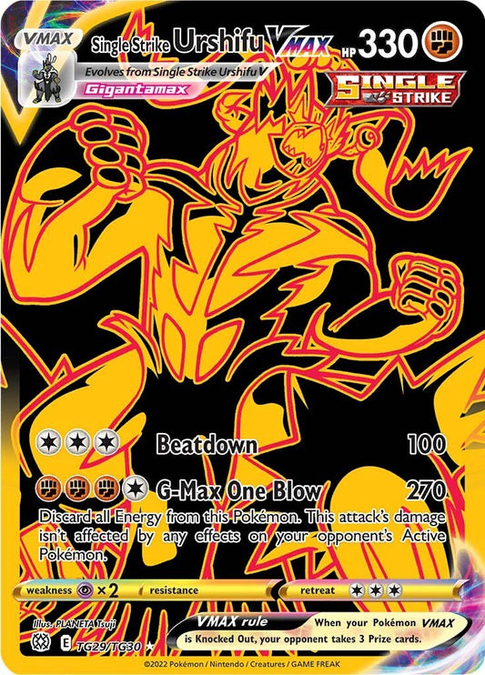 Single Strike Urshifu VMAX (Secret) [SWSH09:TG - TG29/TG30]