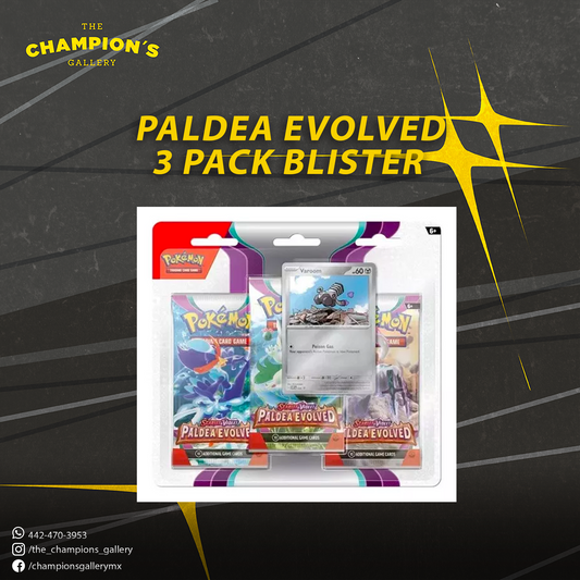 Paldea evolved - 3 pack blister