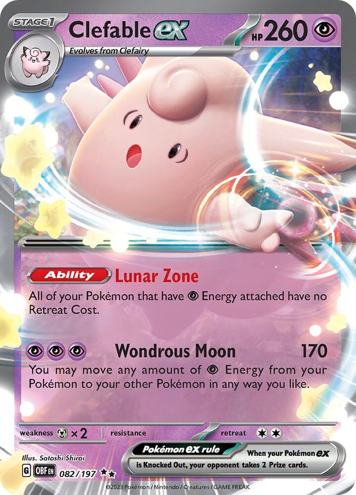 Clefable Ex [082/197]