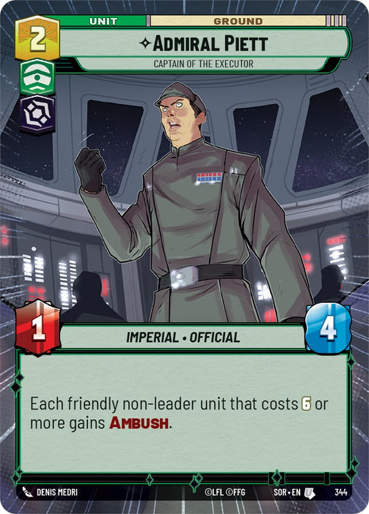 Admiral Piett - Captain of the Executor (Hyperspace) [SOR - 344]