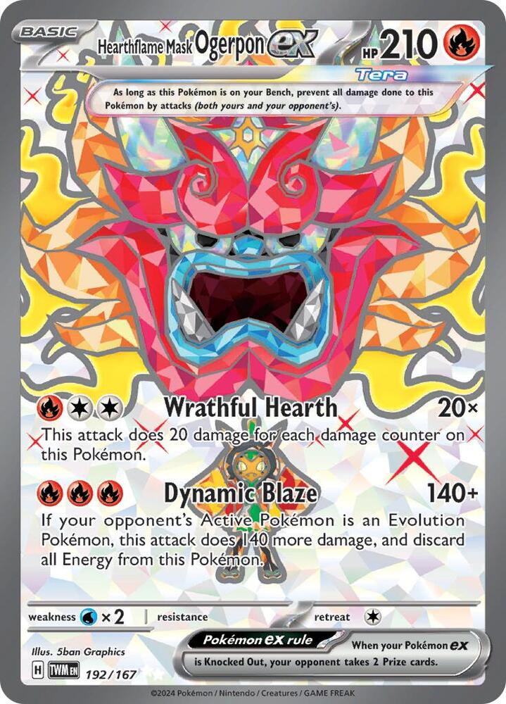 Hearthflame Mask Ogerpon Ex [192/167]