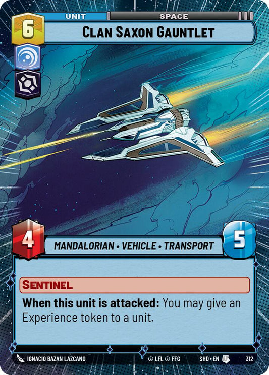Clan Saxon Gauntlet (Hyperspace) [SHD - 312]