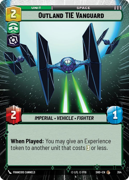 Outland TIE Vanguard (Hyperspace) [SHD - 354]