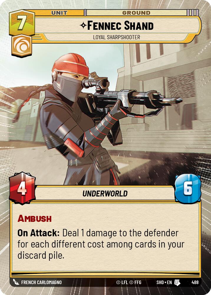 Fennec Shand - Loyal Sharpshooter (Hyperspace) [SHD - 488]