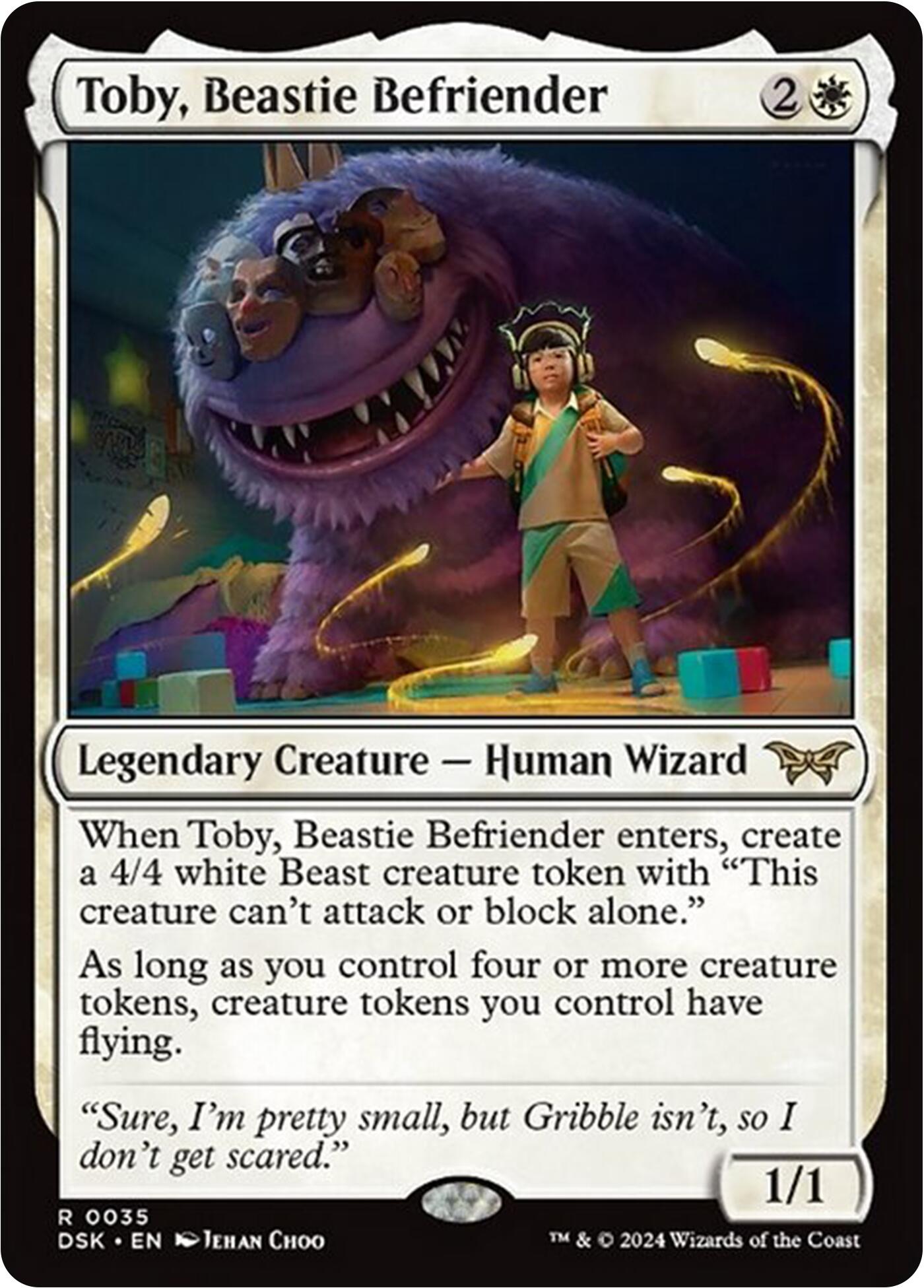 Toby, Beastie Befriender