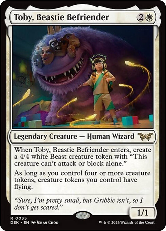Toby, Beastie Befriender