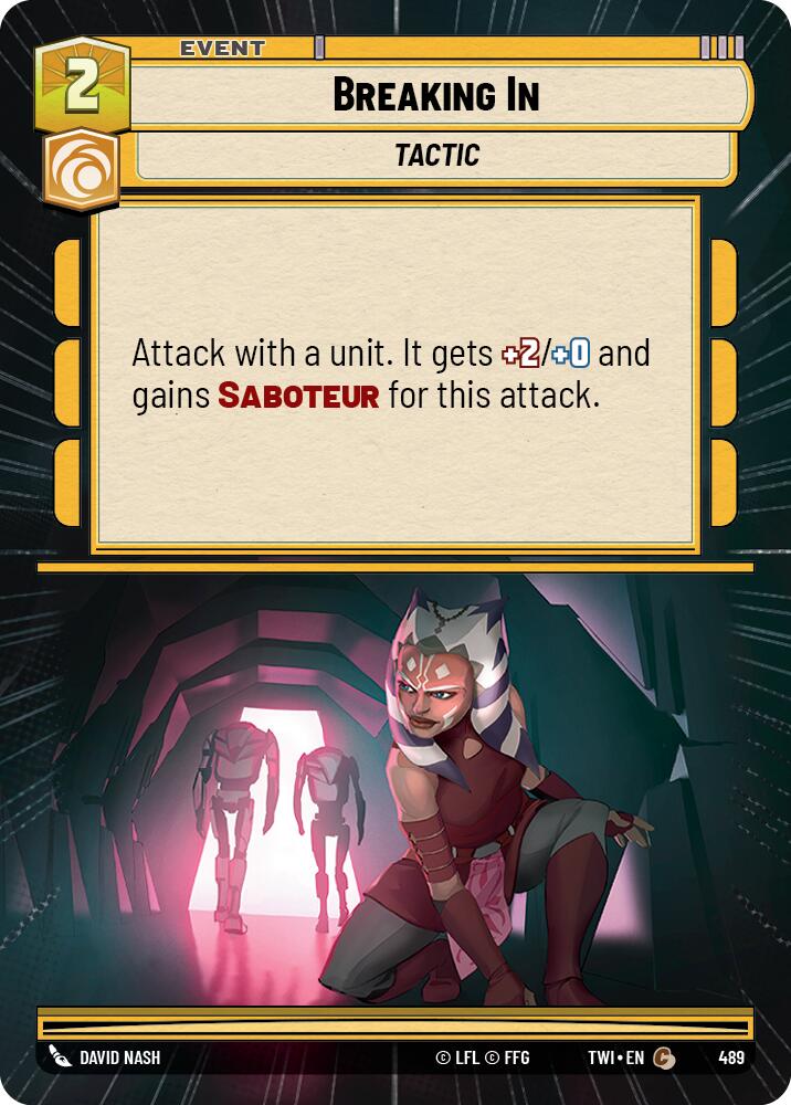 Breaking In (Hyperspace) [TWI - 489]