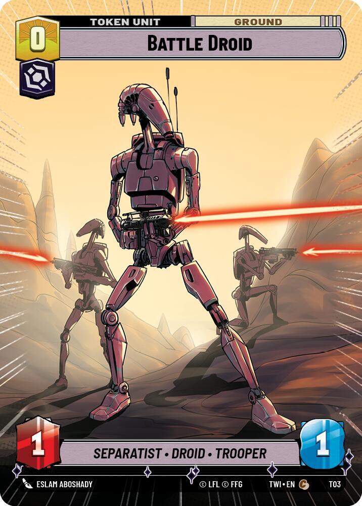 KCM Mining Facility // Battle Droid (Hyperspace) (Back)