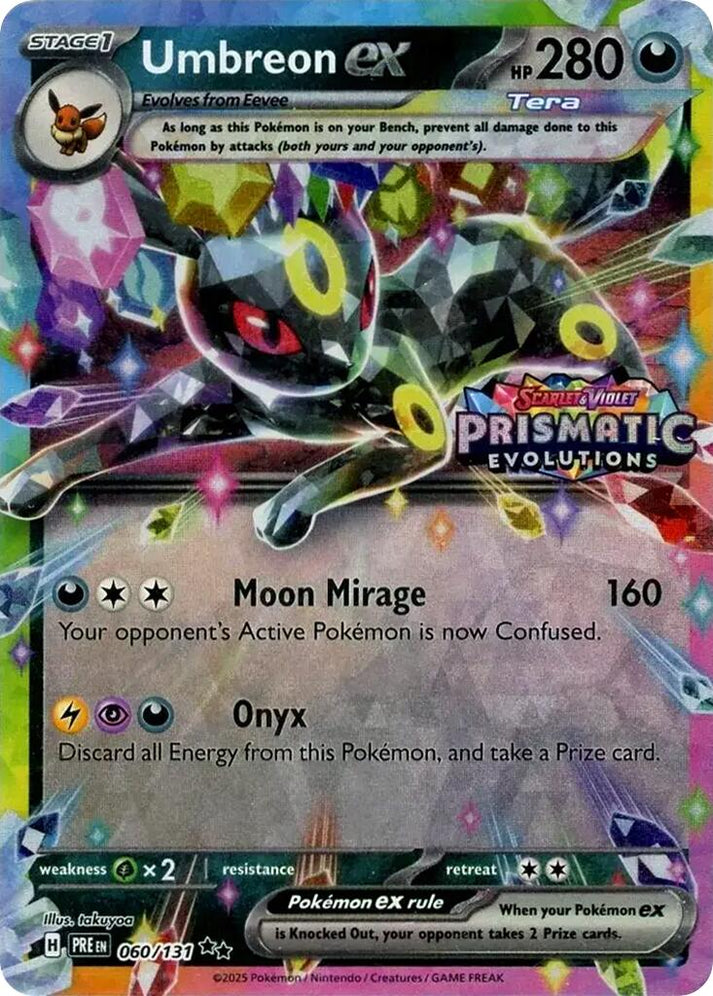 Umbreon ex - 060/131 (Prismatic Evolutions Stamp) [MCAP - 060/131] – The champion's gallery
