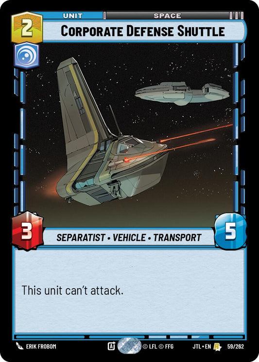 Corporate Defense Shuttle [JTL - 059/262]
