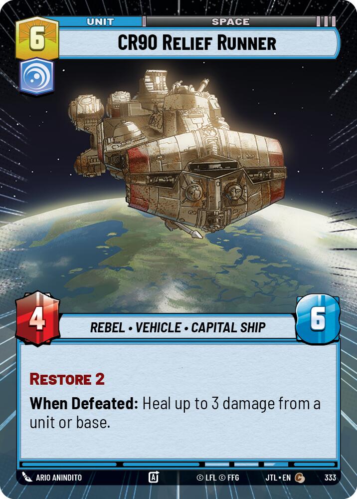 CR90 Relief Runner (Hyperspace) [JTL - 333]