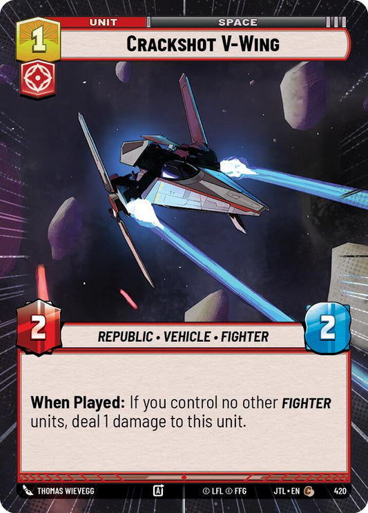 Crackshot V-Wing (Hyperspace) [JTL - 420]