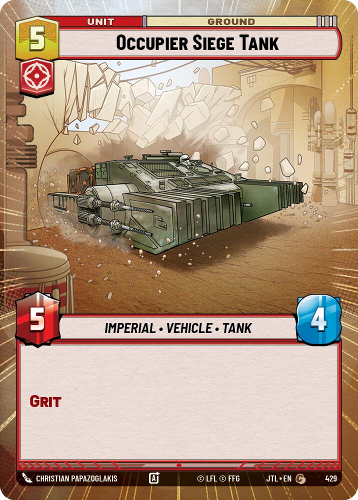 Occupier Siege Tank (Hyperspace) [JTL - 429]