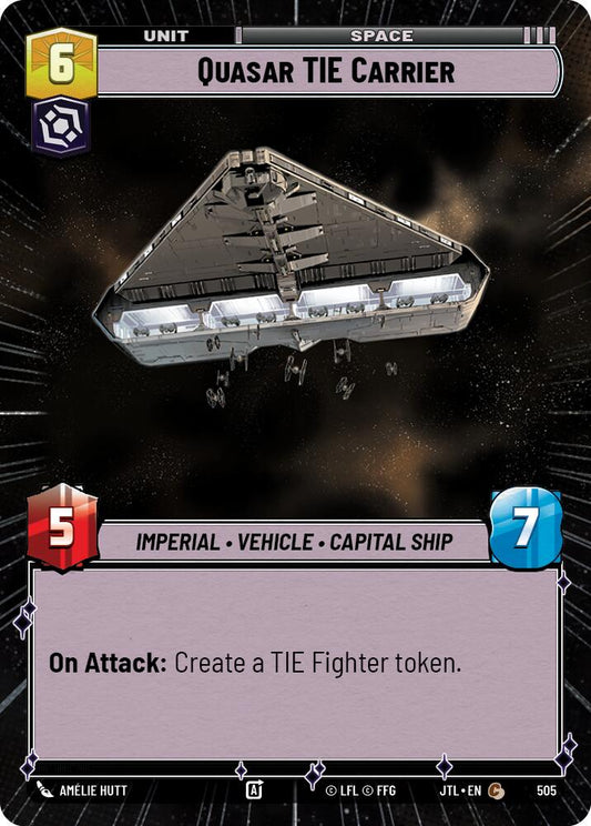 Quasar TIE Carrier (Hyperspace) [JTL - 505]