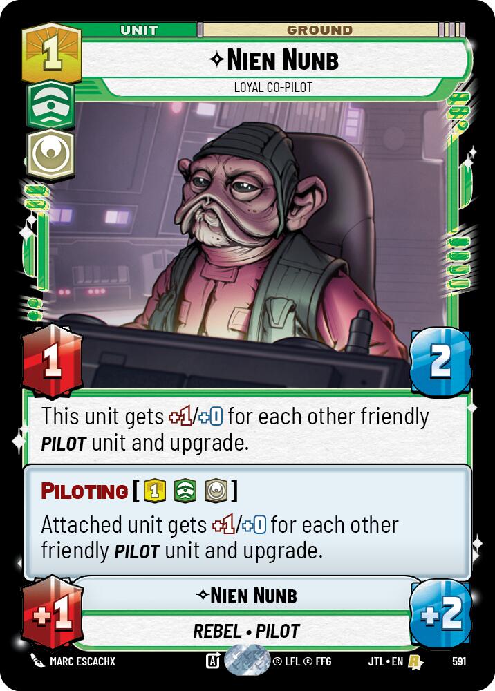 Nien Nunb - Loyal Co-Pilot (Foil)