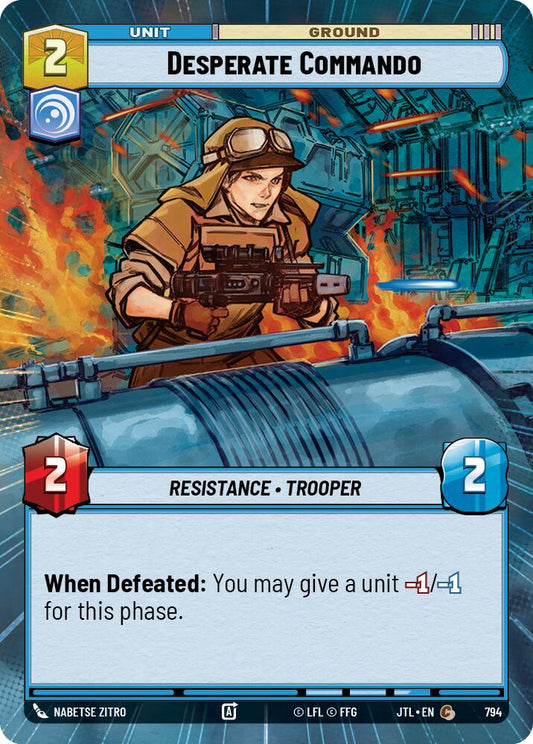 Desperate Commando (Hyperspace Foil) [JTL - 794]