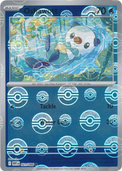 Oshawott (Poke Ball Pattern)